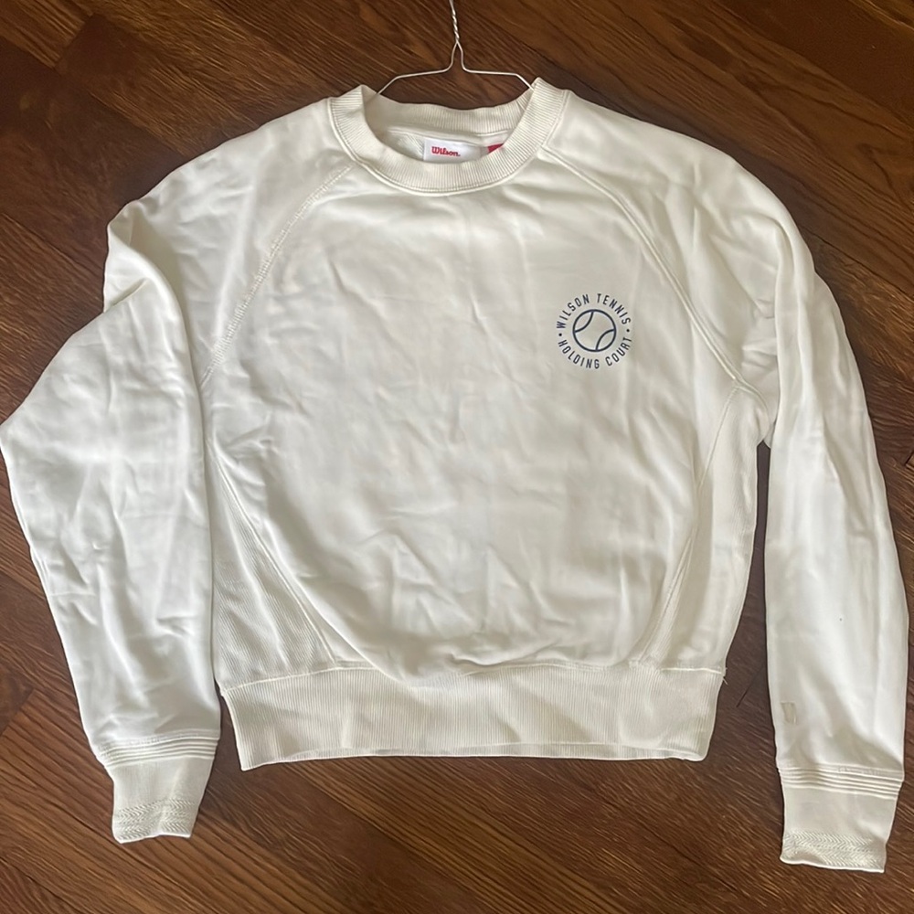 Wilson XS cropped crew neck sweater